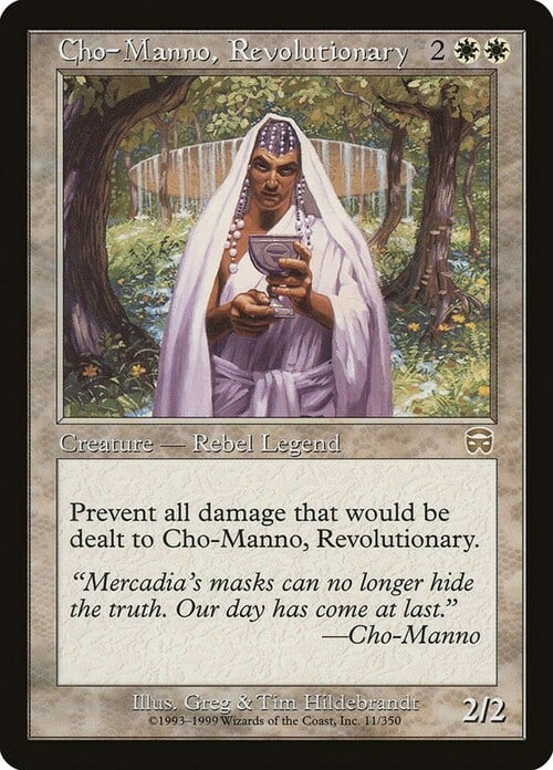 Cho-Manno, Revolutionary Card Front