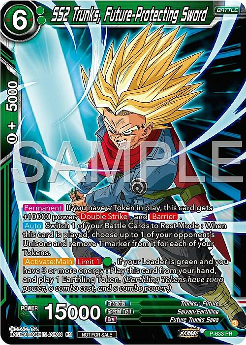 SS2 Trunks, Future-Protecting Sword Card Front