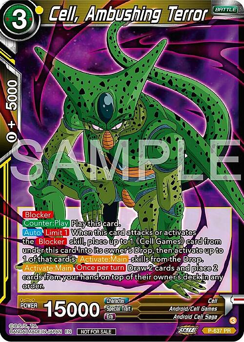 Cell, Ambushing Terror Card Front