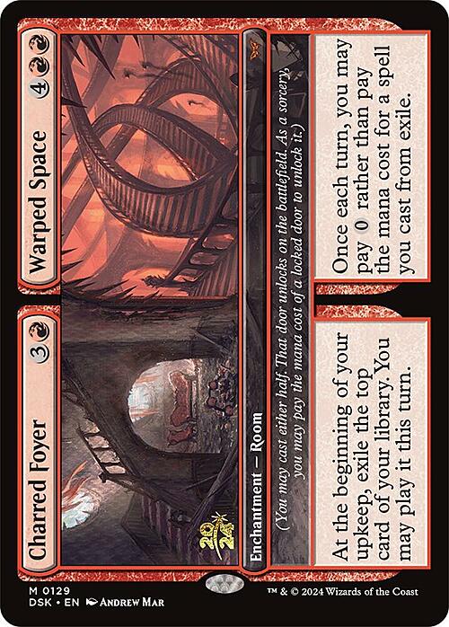 Charred Foyer // Warped Space Card Front