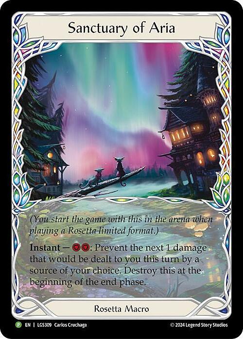 Sanctuary of Aria Card Front