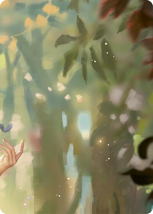 "Verdance, Thorn of the Rose" Macro Puzzle Card Card Front