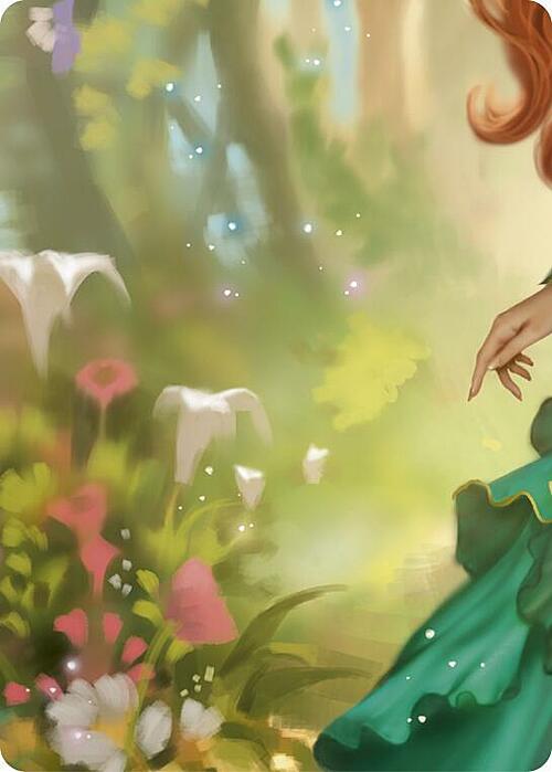 "Verdance, Thorn of the Rose" Macro Puzzle Card Card Front