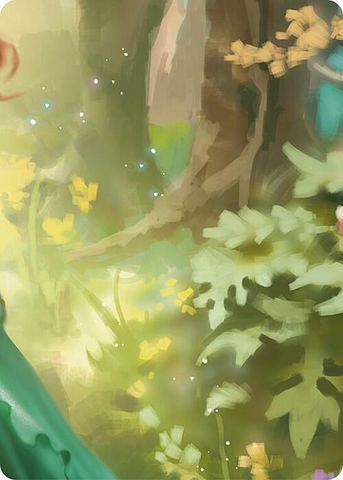 "Verdance, Thorn of the Rose" Macro Puzzle Card Card Front