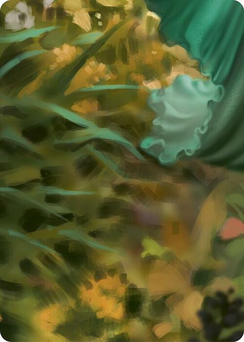 "Verdance, Thorn of the Rose" Macro Puzzle Card Card Front