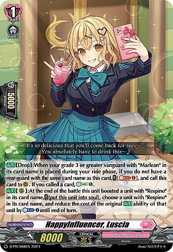 Happyinfluencer, Luscia Card Front