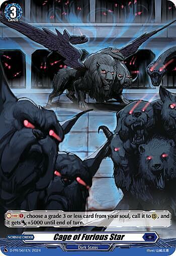 Cage of Furious Star Card Front