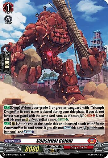 Construct Golem Card Front