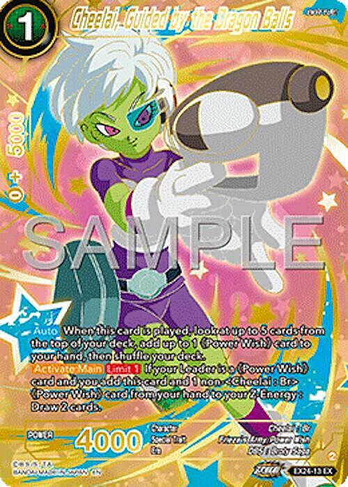 Cheelai, Guided by the Dragon Balls Card Front
