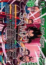 King Cold Comes Card Front