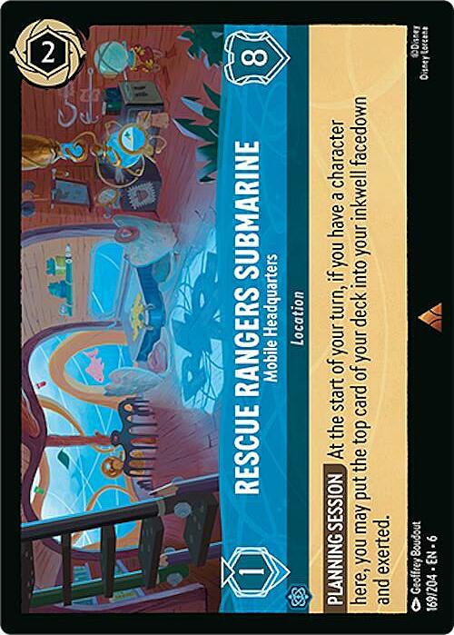 Rescue Rangers Submarine - Mobile Headquarters Card Front