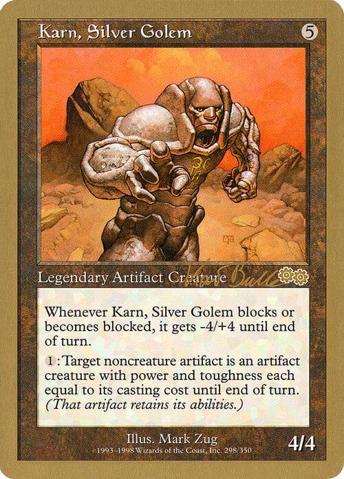 Karn, Golem d'Argento Card Front