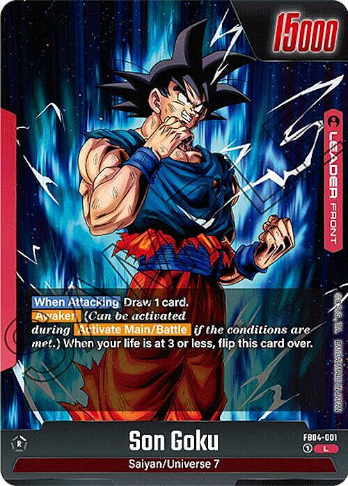 Son Goku Card Front