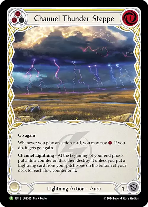 Channel Thunder Steppe Card Front