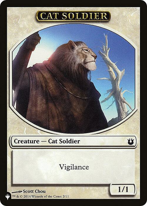 Cat Soldier // Warrior Card Front