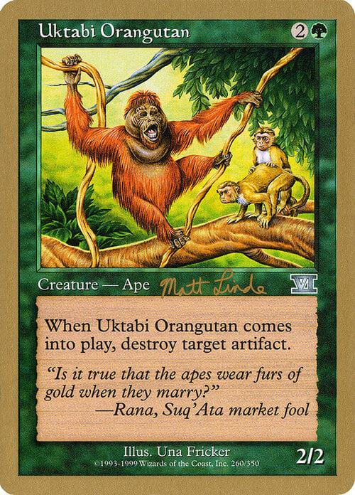 Orango di Uktabi Card Front