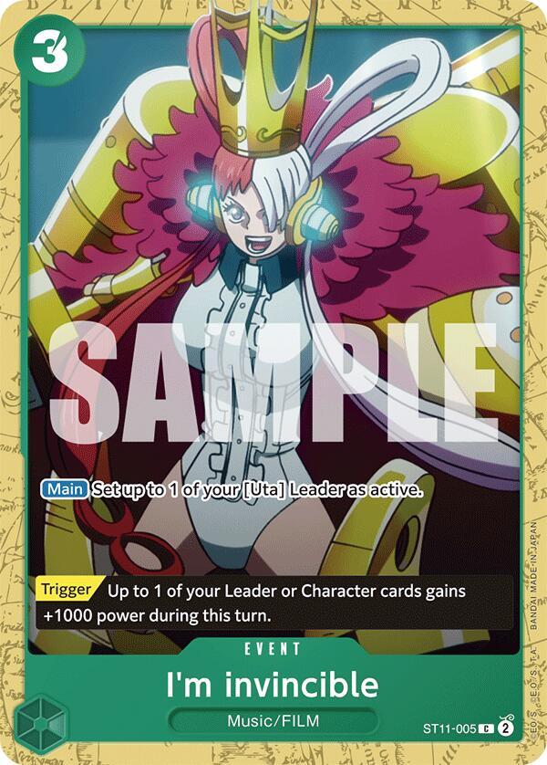 Invincible Starter Script I'm invincible ST-16: Starter Deck Green Uta | One Piece | CardTrader