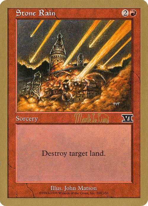 Pioggia di Pietre Card Front