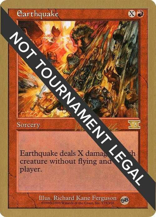 Terremoto Card Front