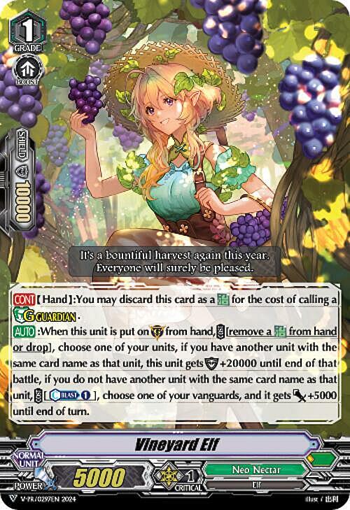 Vineyard Elf Card Front