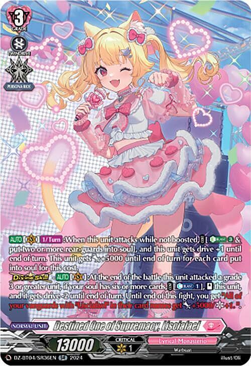 Destined One of Supremacy, Lisciafael Card Front