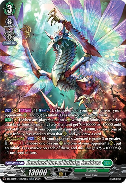 Destined One of Infinity, Levidras Card Front