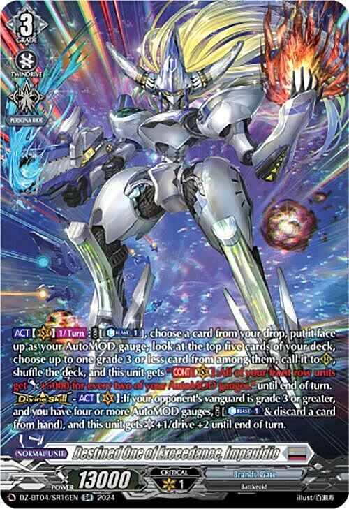 Destined One of Exceedance, Impauldio Card Front