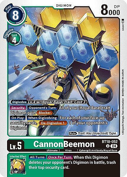 CannonBeemon Card Front