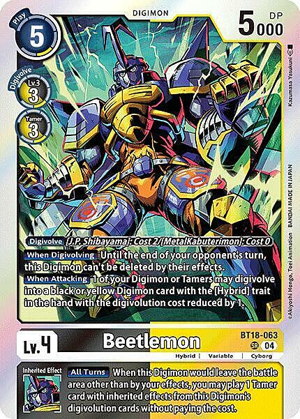 Beetlemon Card Front