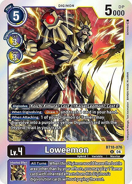Loweemon Card Front