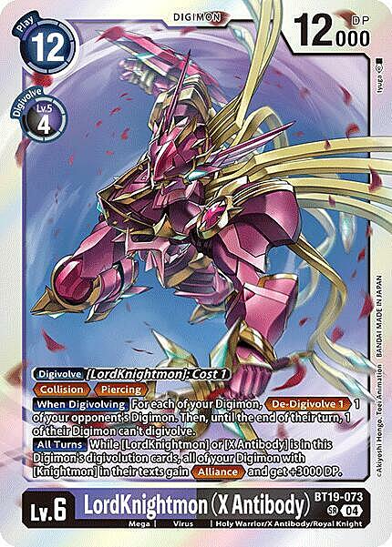 LordKnightmon (X Antibody) Card Front