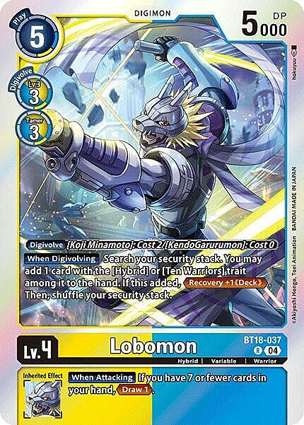 Lobomon Card Front