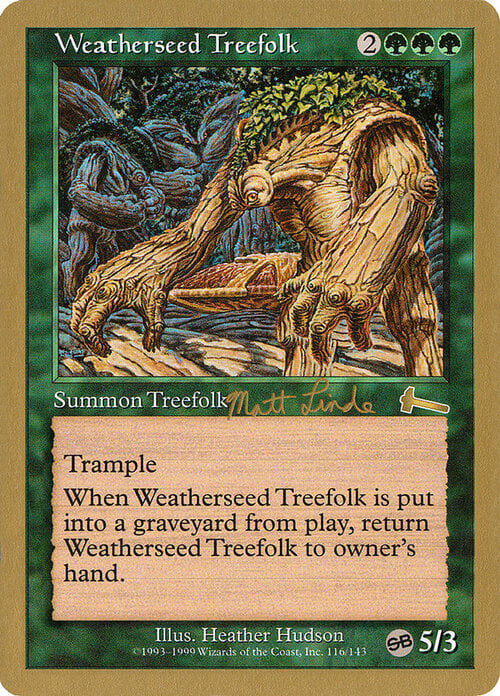 Weatherseed Treefolk Card Front