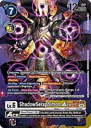 ShadowSeraphimon Ace · Alternate Art BT18-071a
