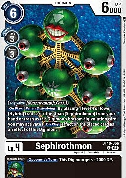 Sephirothmon Card Front