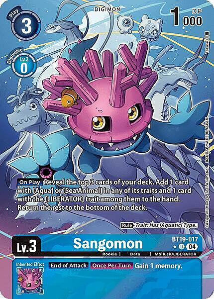 Sangomon Card Front