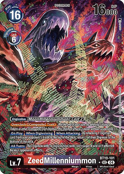 ZeedMillenniummon Card Front