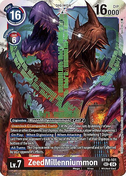 ZeedMillenniummon Card Front
