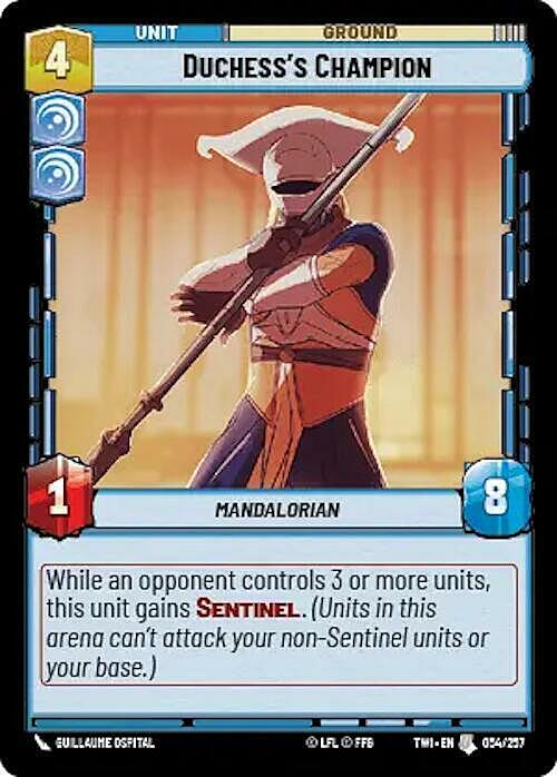 Duchess’s Champion Card Front