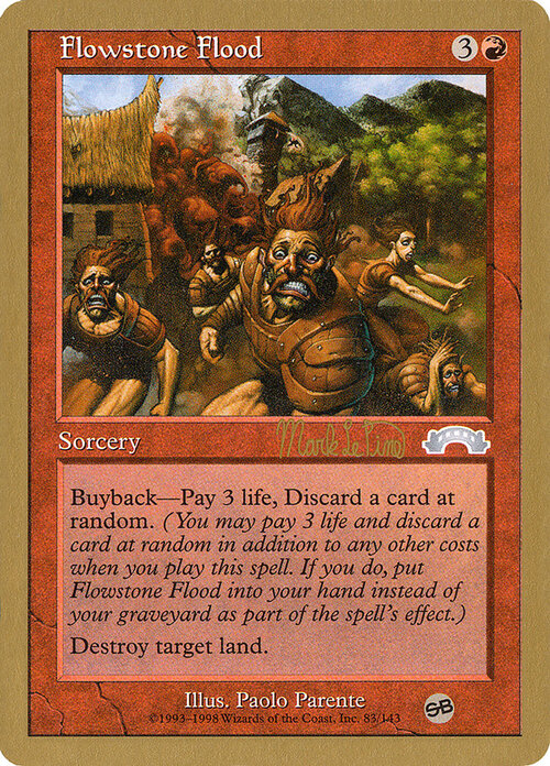 Inondazione di Mutaroccia Card Front