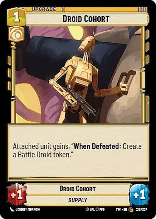 Droid Cohort Card Front