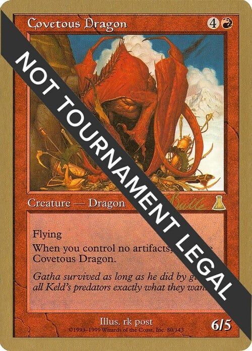 Covetous Dragon Card Front