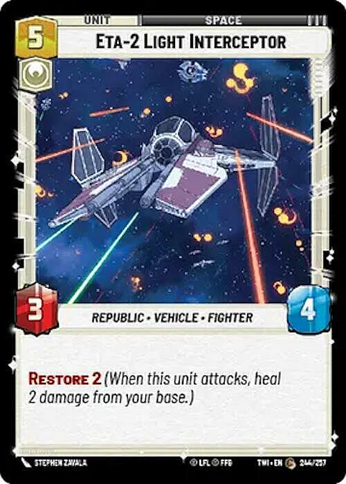 ETA-2 Light Interceptor Card Front