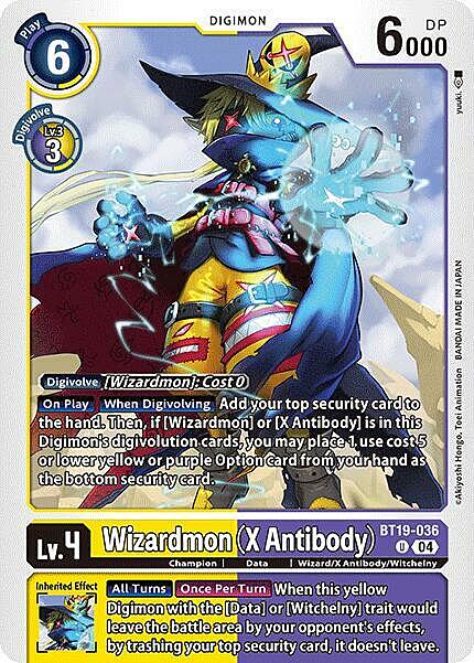 Wizardmon (X Antibody) Card Front