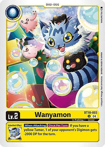 Wanyamon Card Front