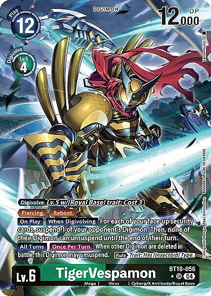 TigerVespamon Card Front