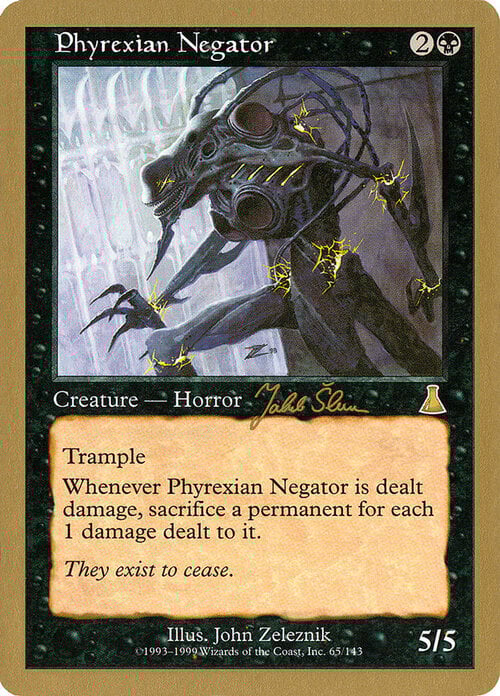 Eliminatore di Phyrexia Card Front