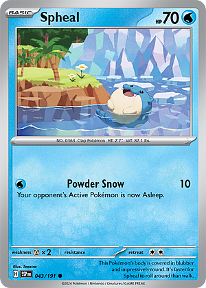 Spheal Card Front
