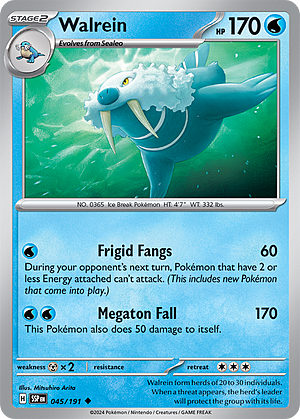 Walrein Lv.51 Card Front
