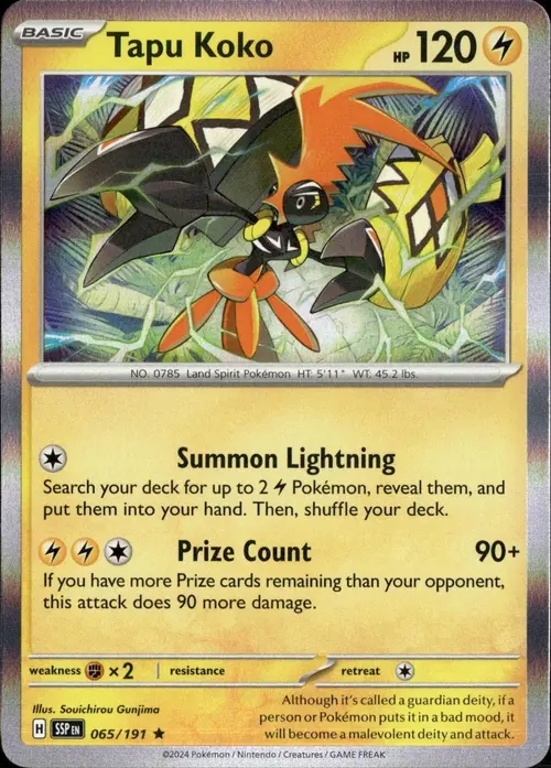 Tapu Koko Card Front